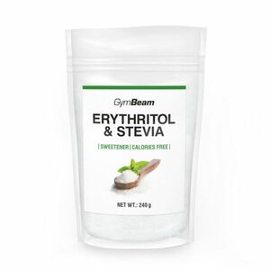 Erytritol & Stévia sladidlo - GymBeam 240 g vyobraziť