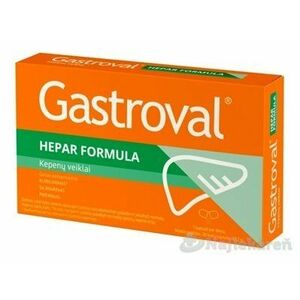 Gastroval HEPAR FORMULA - lepšia funkcia pečene, 30 cps, Akcia vyobraziť
