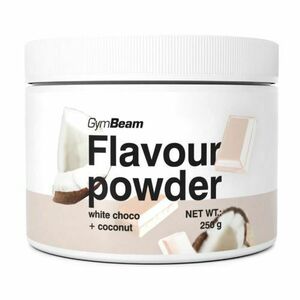 Gymbeam flavour powder biela čokoláda kokos 250 g vyobraziť