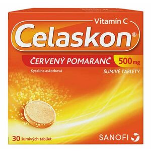 Celaskon Vitamín C 500 mg Červený pomaranč 30 šumivých tabliet vyobraziť