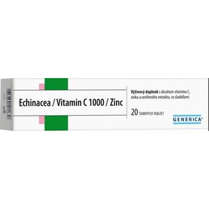 Generica Echinacea/Vitamin C 1000/Zinc 20 šumivých tabliet vyobraziť