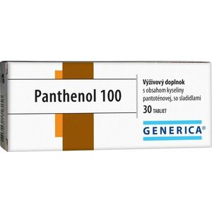 Generica PANTHENOL 100 30 tabliet vyobraziť