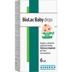 Generica BioLac Baby drops kvapky 6 ml vyobraziť