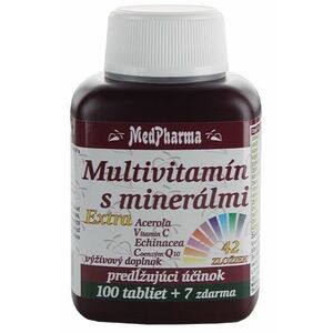 MedPharma Multivitamín s minerálmi extra 42 zložiek 107 tabliet vyobraziť
