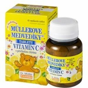 Dr.Muller Müllerove medvedíky® s príchuťou citróna a vitamínom C 45 tabliet vyobraziť