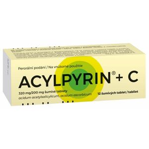 Acylpyrin + C 12 šumivých tabliet vyobraziť