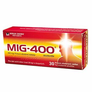 MIG 400 mg 30 tabliet vyobraziť