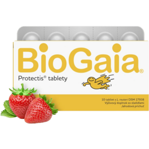 BioGaia ProTectis žuvacie tablety jahodová príchuť 10 ks vyobraziť