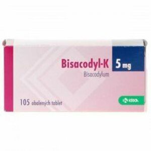 Bisacodyl 5 mg 105 tabliet vyobraziť