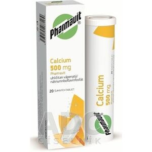 Pharmavit Calcium 500 mg 20 šumivých tabliet vyobraziť