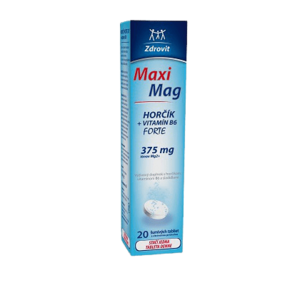 Zdrovit MaxiMag Horčík Forte + Vitamín B6 20 šumivých tabliet vyobraziť