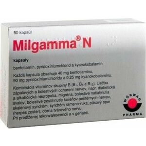 Milgamma N trojkombinacia vitaminov 50 kapsúl vyobraziť