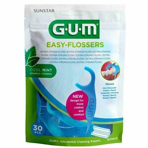 Gum Easy Flossers + cestovné púzdro 30 ks vyobraziť