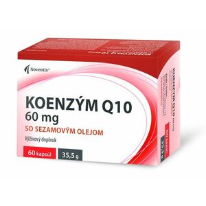 Noventis Koenzým Q 10 60 mg so sezamovým olejom 60 kapsúl vyobraziť