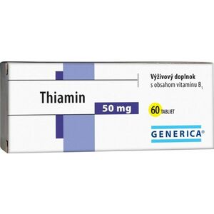 Generica Thiamin 50 mg 60 tabliet vyobraziť