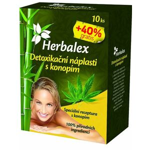 Herbalex Detoxikačné náplasti s konopou 40% gratis 14 ks vyobraziť