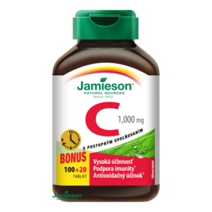 Jamieson Vitamín C 1000mg s postupným uvoľňovaním 120 tabliet vyobraziť