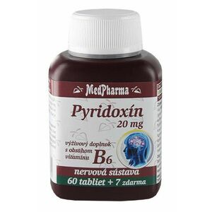 MedPharma Pyridoxín 20 mg 67 tabliet vyobraziť