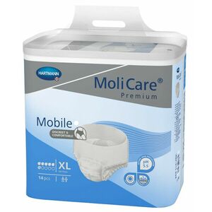 MoliCare Premium Mobile 6 kvapiek XL modré plienkové nohavičky naťahovacie 14 ks vyobraziť