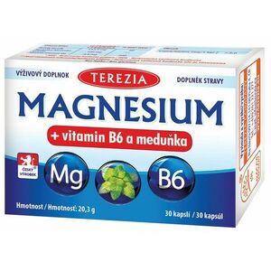Terezia Magnesium + vitamín B6 a medovka 30 kapsúl vyobraziť