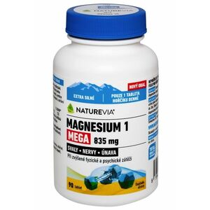 NatureVia Magnesium 1 MEGA 835 mg 90 tabliet vyobraziť