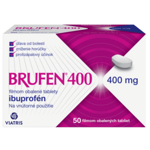 Brufen Protizápalové lieky 50 tabliet vyobraziť