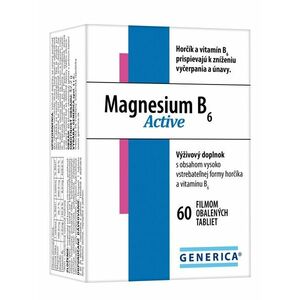 Generica Magnesium B6 Active 60 tabliet vyobraziť