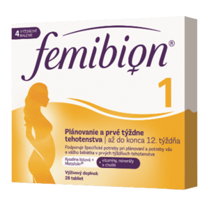 Femibion 1 Plánovanie a prvé týždne tehotenstva, 28 tabliet vyobraziť