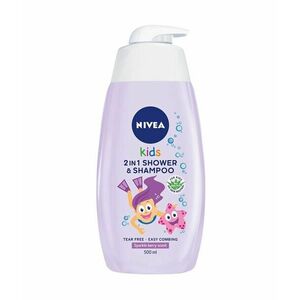Nivea Kids Detský sprchový gél a šampón 2v1 vôňa lesného ovocia 500 ml vyobraziť