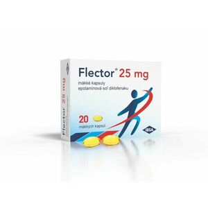 Flector EP 25 mg 20 mäkkých kapsúl vyobraziť