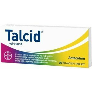 Talcid 500mg žuvací tablety 50 ks vyobraziť