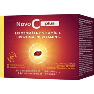 Novo C PLUS Lipozomálny vitamín C 90 mäkkých kapsúl vyobraziť