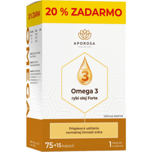 Aporosa Omega 3 rybí olej Forte 700 mg 90 kapsúl vyobraziť