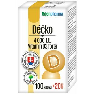EdenPharma Déčko 4000 I.U., vitamín D3 forte 120 tabliet vyobraziť