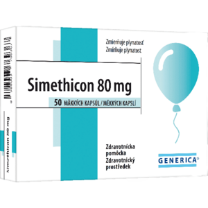 Generica Simethicon 80 mg, 50 kapsúl vyobraziť