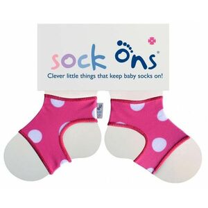 Sock Ons Pink Spots 6-12 m vyobraziť