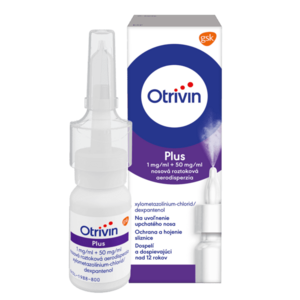 Otrivin Plus nosový sprej, hojivý účinok, nádcha a upchatý nos 10 ml vyobraziť