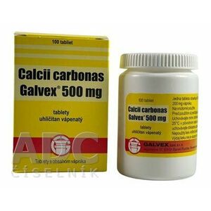Galvex Calcii carbonas 100 tabliet vyobraziť
