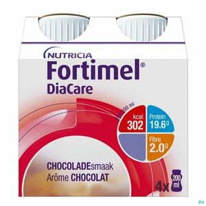 Nutricia Fortimel DiaCare s čokoládovou príchuťou 24 x 200 ml vyobraziť