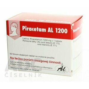 Piracetam AL 1200 mg, 60 tabliet vyobraziť