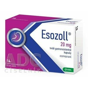 Esozoll Esozoll 20 mg 14 tvrdých kapsúl vyobraziť