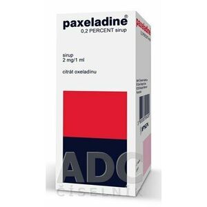 Paxeladine 0, 2% sirup 100 ml vyobraziť