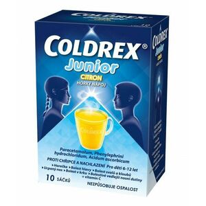 Coldrex Junior Citrón 10 vrecúšok vyobraziť