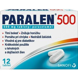 PARALEN 500 mg 12 tabliet vyobraziť