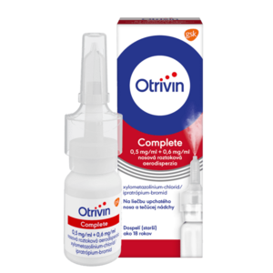 Otrivin Complete nosový sprej tečúca nádcha a upchatý nos 10 ml vyobraziť