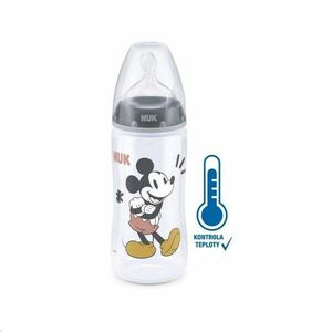 Nuk Dojčenská fľaša na učenie Disney Mickey s kontrolou teploty 300 ml vyobraziť