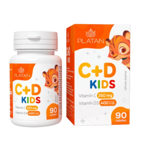 Platan Vitamín C+D Kids 90 tabliet vyobraziť