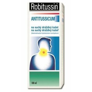 Robitussin Antitussicum sirup na suchý dráždivý kašeľ 100 ml vyobraziť