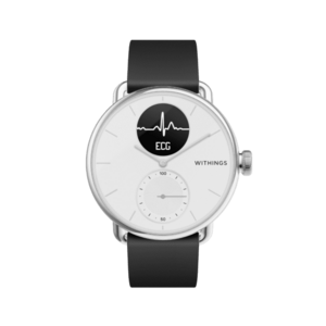 Withings Scanwatch 38mm Hybridné chytré hodinky s EKG, snímačom srdcovej frekvencie a oxymetrom, Biela vyobraziť