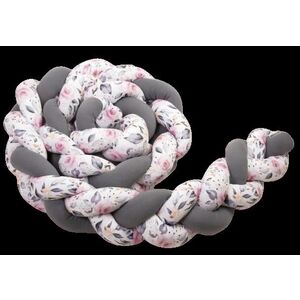T-Tomi Pletený mantinel Antracit+roses 360 cm vyobraziť